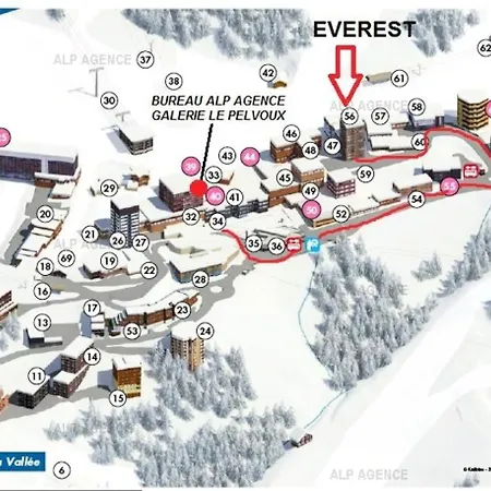 Résidence L'everest - 2 Pièces 5 Pers - L'everest - 027ev - Plagne Centre Mae-5914 * La Plagne
